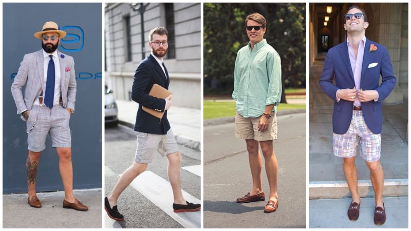 shoes to wear with denim shorts