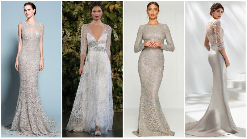 25th wedding anniversary gowns