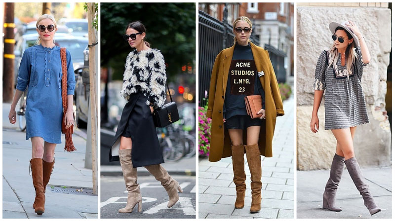 knee high boots summer outfits