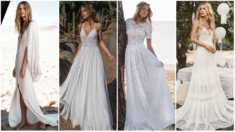 Get Inspired For Beach Hippie Wedding Dresses Top Weddings Ideas
