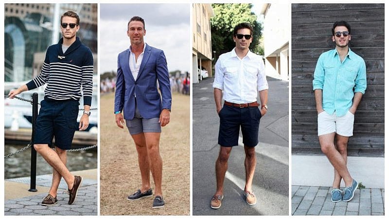 suede loafers with shorts