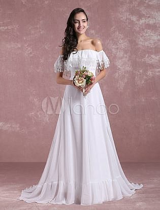 bridal train dresses 2018
