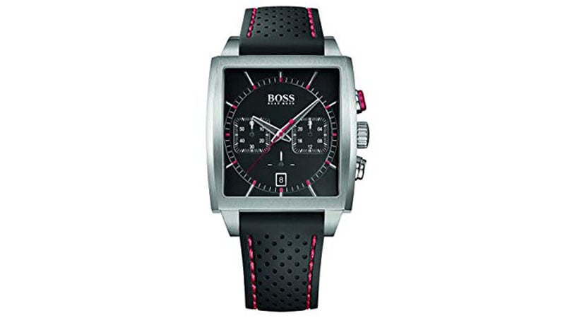 hugo boss rectangular watch