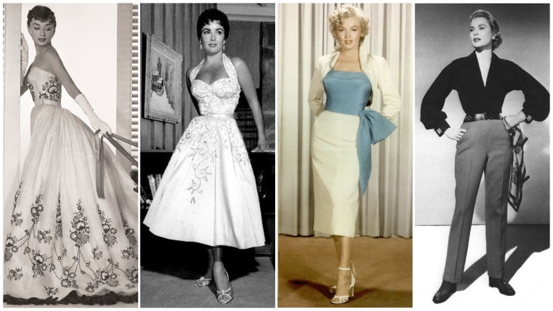 50s formal fashion