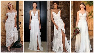 6 Types of Casual Wedding Dresses for Brides
