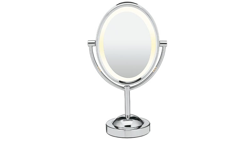 lighted make up mirror