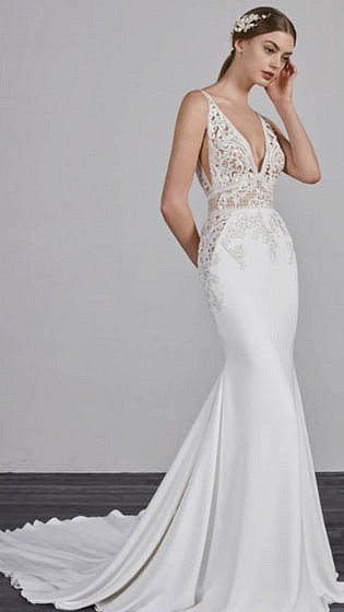 tight lace wedding dress