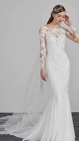 wedding lace gown