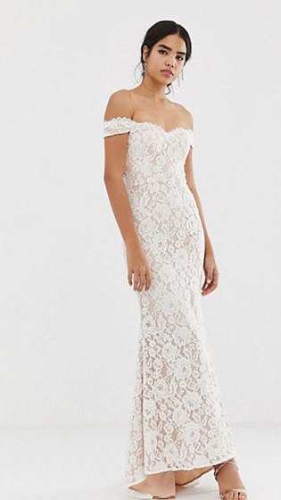 all over lace wedding dress