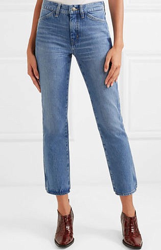 womens high waisted slim leg jeans