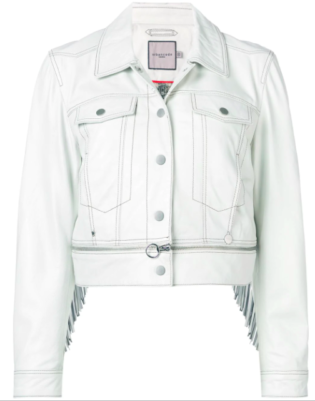 Buy online White Faux Leather Summer Jacket from western wear for Women by  Stylzindia for ₹1399 at 58% off | 2024 Limeroad.com