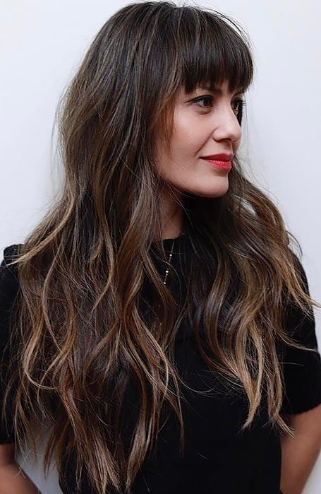 10 Best Haircut Ideas With Bangs For Long Hair | Preview.ph