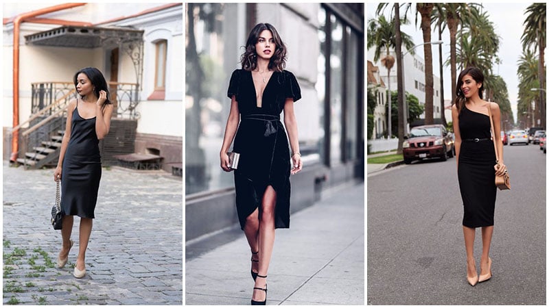 black dress fashion 2019