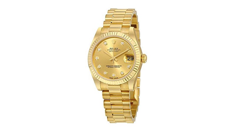 rolex gold watch womens