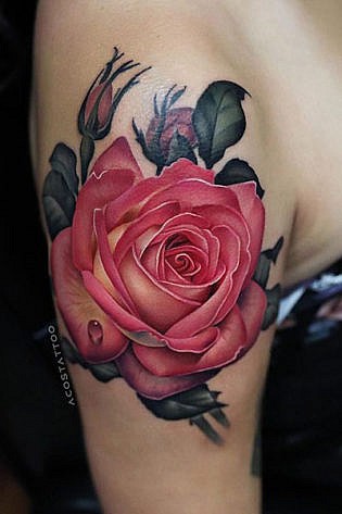 35 Beautiful Rose Tattoos for Women & Meaning - The Trend Spotter