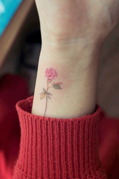 2sheets Rose Pattern Tattoo Sticker | SHEIN