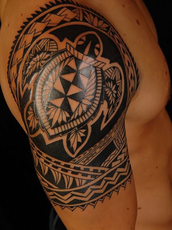 Full Tongan seal sleeve tattoo  such beautiful work  Tongan tattoo  Sleeve tattoos Tattoos