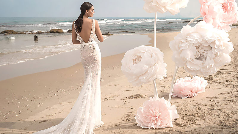 mermaid wedding gown design