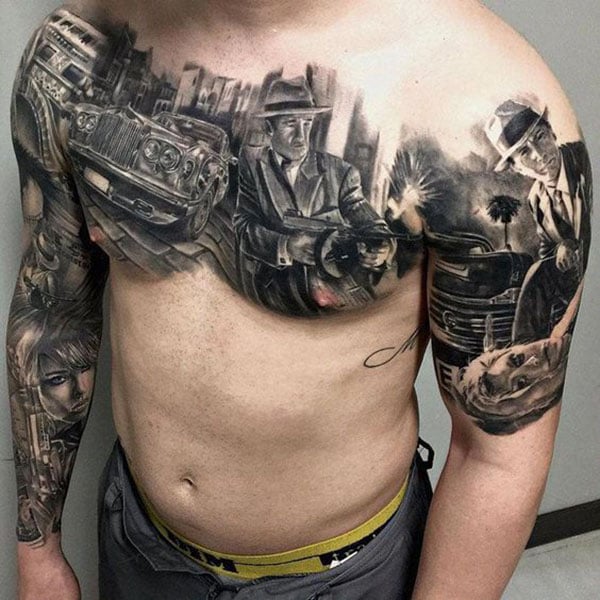 AJ McCarrons Chest Tattoo Is Back And Bigger Than Ever PHOTO