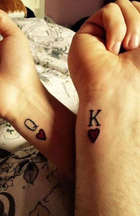 12 Matching Couple Tattoos Take Relationship To Next Level  Freehand