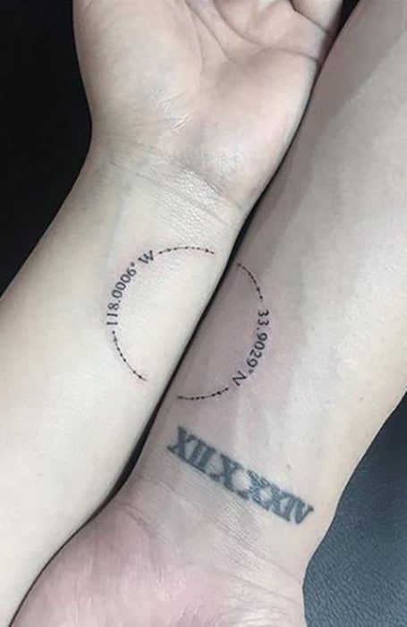 Unique Small Couple Tattoo Ideas  Tattoo Glee