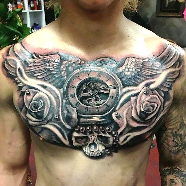 Top 87 Mens Chest Tattoo Ideas 2022 Inspiration Guide