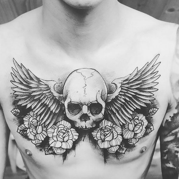 32 Awesome Chest Tattoos For Men The Trend Spotter