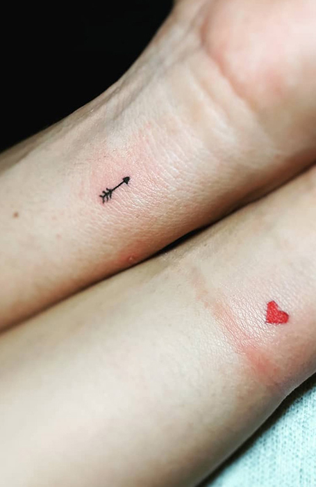Small and cute matching tattoos ideas for couples best and simple love  designs of sketches for married people on fingers