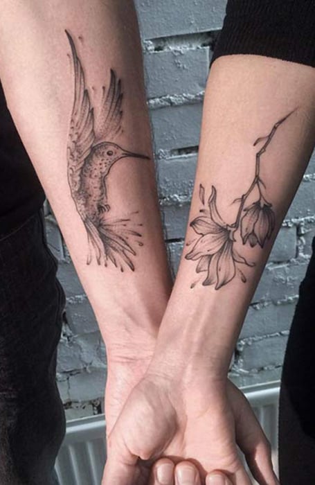 Couple has Mountain Scenery Elopement to Match Their Mountain Tattoos