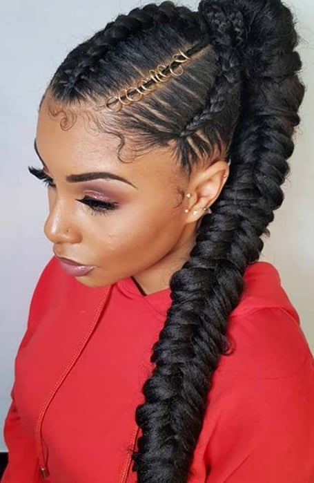 7 Staggering Ponytail Updo Hairstyles for Black Women  WeTellYouHow