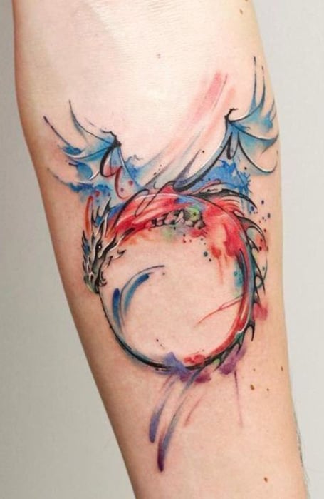 Fierce Dragon Tattoo Designs For Women And Meaning 23