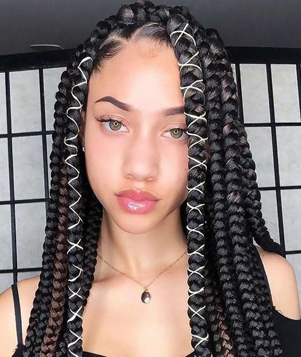 10 Trendy Micro Braids Hairstyles Growing Demand  Styles At Life