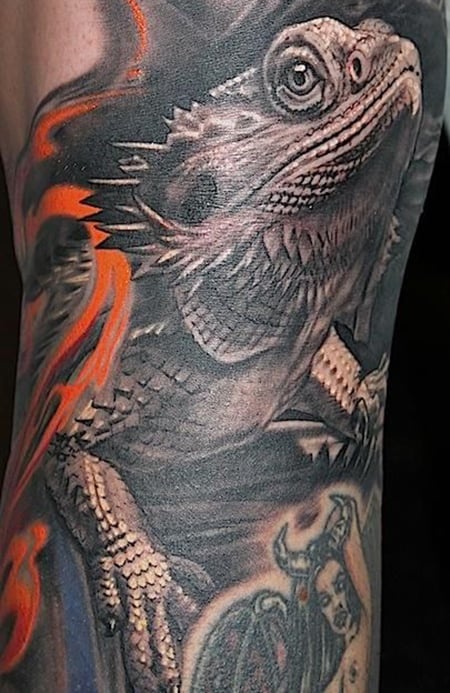 beardeddragonownerscom  Who here has a Bearded Dragon tattoo Credit  Kelsey Grace  Facebook