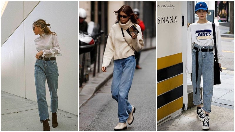 How To Wear Mom Jeans