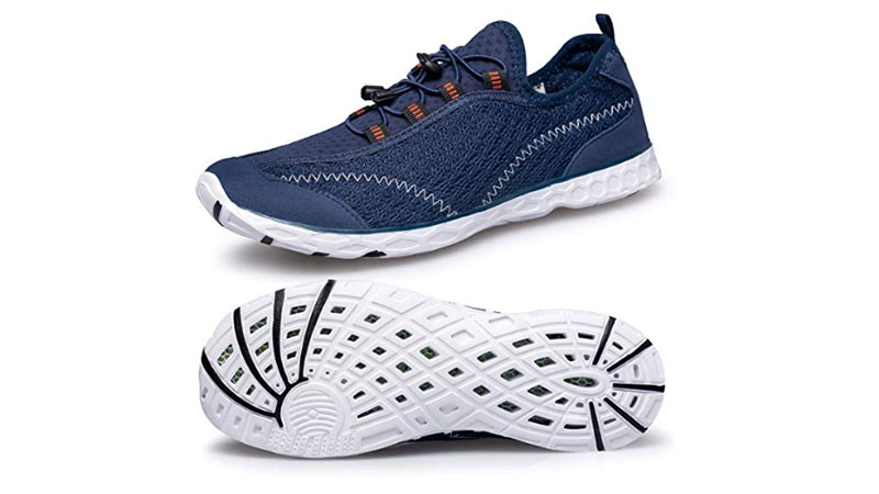water shoes with arch support men's