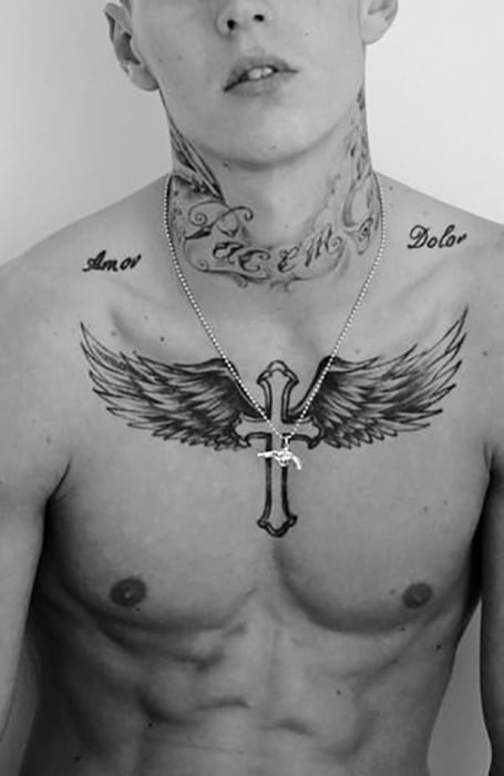 Tattoo black and grey Cross Chain arm  Marios Sotiriou  Flickr