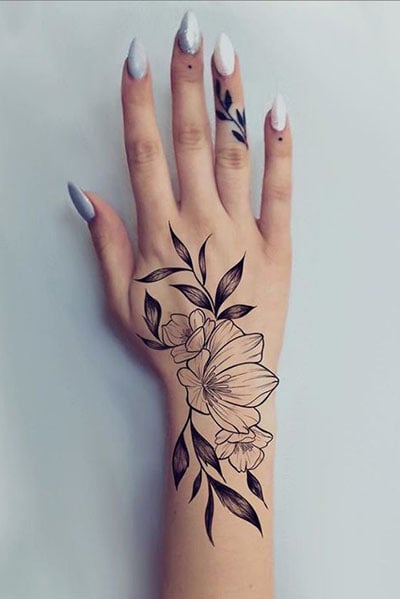 Floral Tattoo on hand DM US TODAY FOR  NA Tattoo Studio  Facebook