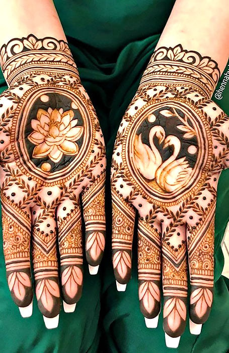 Henna for Head Legs Back and Thigh  Lydis Mehndi Designs