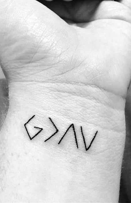 Simple Wrist Tattoos For Guys