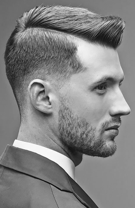 taper fade haircut for white men