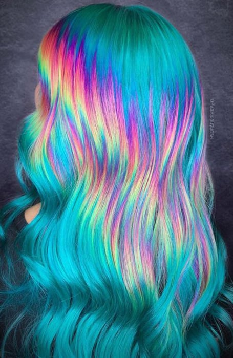 15 Cool Rainbow Hair Color Ideas To Rock In 21 The Trend Spotter