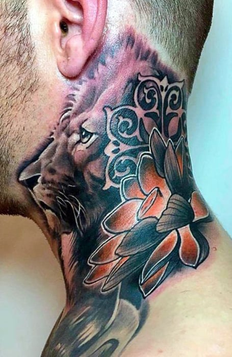 25 Sweet Vine Tattoos On Neck  Tattoo Designs  TattoosBagcom
