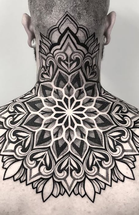 Stunning Throat Tattoo Designs