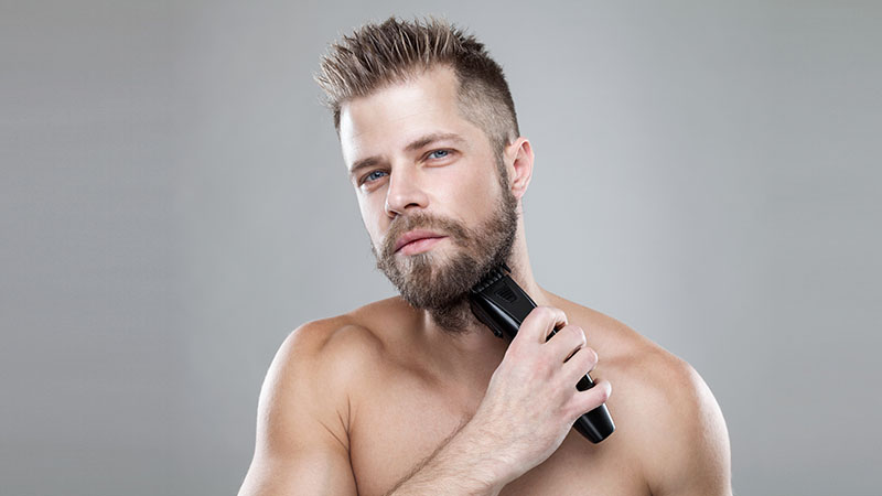 beard trimmer on balls
