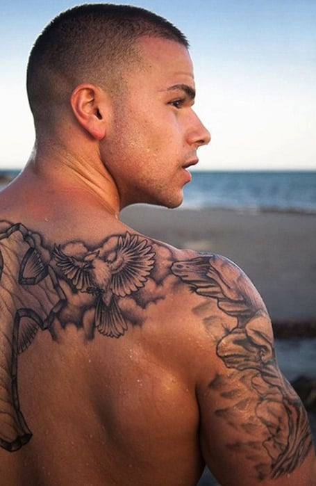 Details more than 83 mens spine tattoos super hot  thtantai2