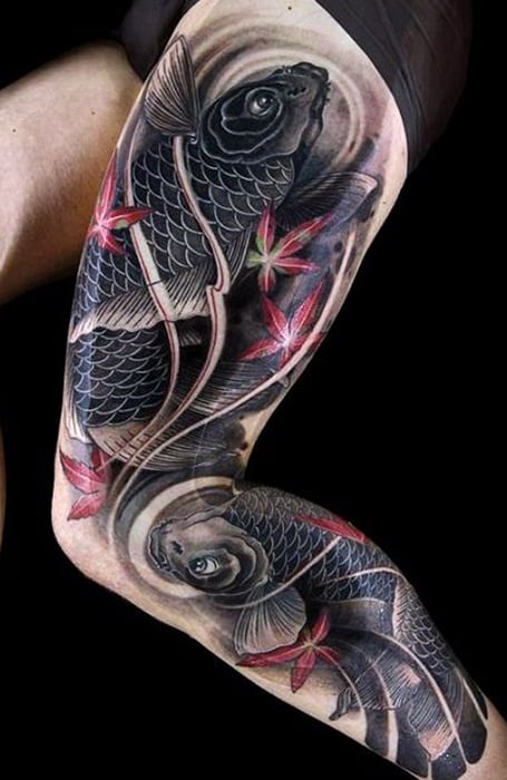 Large Sexy Thigh Leg Tattoo For Woman Adult Men Full Arm Tattoo Sleeve Wolf  Dragon Totem Designs Waterproof Temporary Tattoos - Temporary Tattoos -  AliExpress