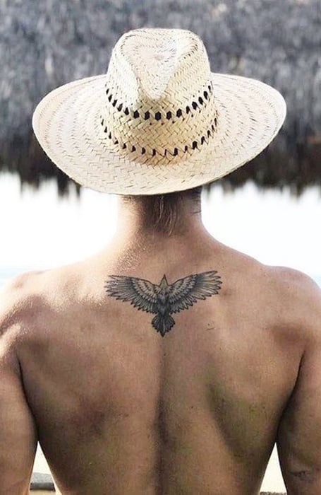 Eagle tattoo on back and over shoulder  Eagle tattoo Tribal eagle tattoo Eagle  tattoos