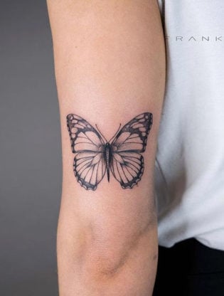 110 Beautiful Butterfly Tattoo Designs & Meaning