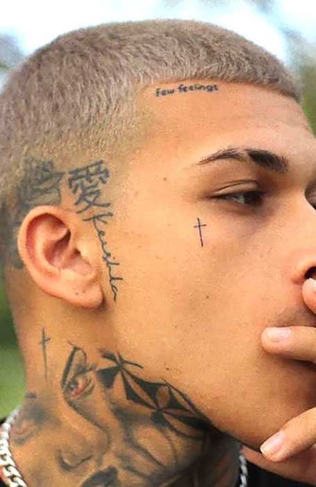 COWBOYSCRYTOO  face tattoos  Face tattoos Mens face tattoos Face tattoo