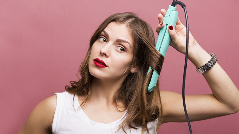 How to Curl Your Hair With a Straightener  Use Flat Iron to Get Loose  Tousled Waves